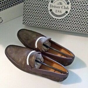 NIB Olive Suede - Moccasins Loafers Drivers 9.5 - Retail for $119